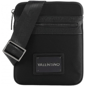 Sacs Homme Valentino logo-print lace insert hoodie Valentino Sacoche Valentino homme noir VBS7C806 - Unique Noir