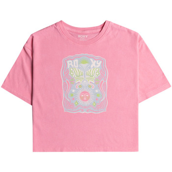 Vêtements Fille Débardeurs / T-shirts sans manche Roxy prada arabesque print shirt item Rose