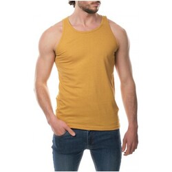 Vêtements Homme T-shirts manches courtes Kebello Débardeur Orange H S Orange
