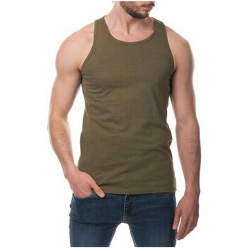 Vêtements Homme T-shirts manches courtes Kebello Débardeur Vert H Vert