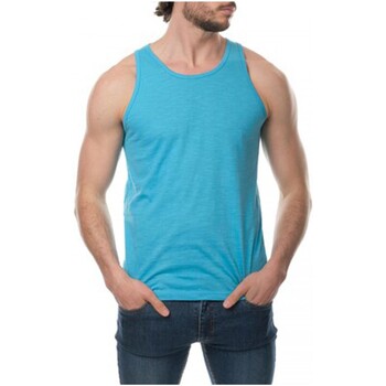 Vêtements Homme T-shirts manches courtes Kebello Débardeur Bleu H Bleu