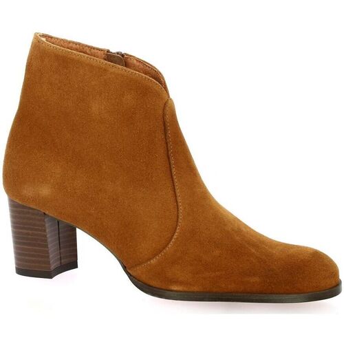 Chaussures Femme York Boots Pao York Boots cuir velours Marron