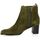 Chaussures Femme Boots Pao Boots cuir velours Kaki