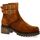 Chaussures Femme cleats Boots Pao cleats Boots cuir velours Marron