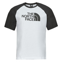 Vêtements Homme T-shirts manches courtes New Balance Hoodie met logo op de rug in grijs RAGLAN EASY TEE Blanc