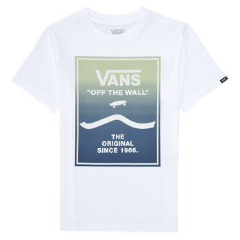 Vêtements Enfant T-shirts manches courtes Vans PRINT BOX 2.0 Blanc