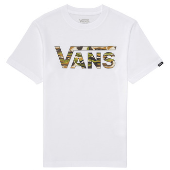 Vêtements Garçon T-shirts manches courtes Vans Reflective BY VANS Reflective CLASSIC LOGO FILL Blanc