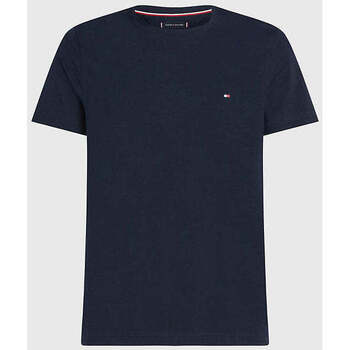 Vêtements Homme T-shirts manches courtes Tommy Hilfiger T-Shirt  ajusté marine Bleu