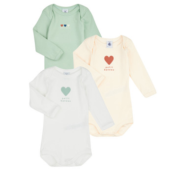 Vêtements Enfant Pyjamas / Chemises de nuit Petit Bateau USML MESSAGES X3 Multicolore