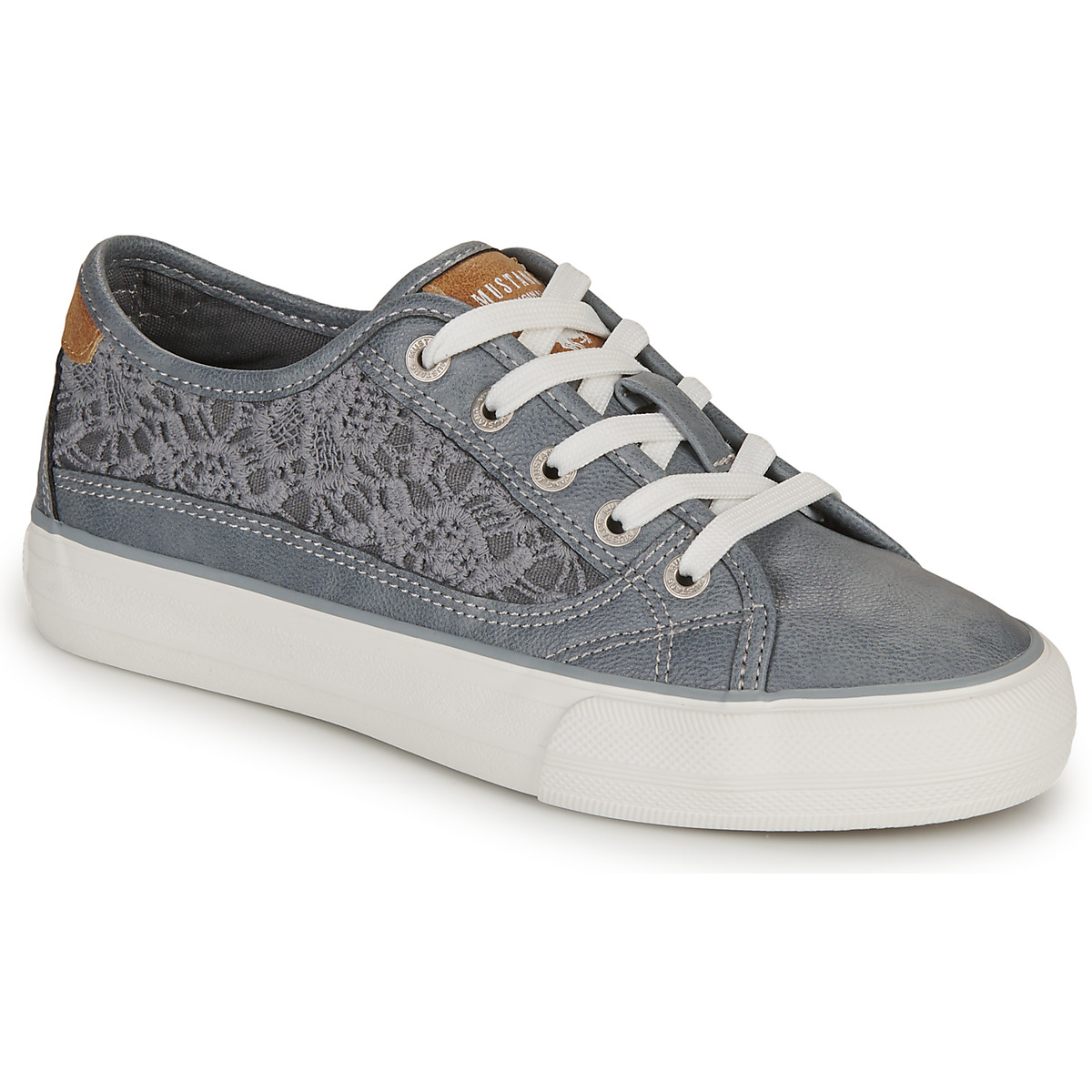 Chaussures Femme Baskets basses Mustang 1272309-875 Gris