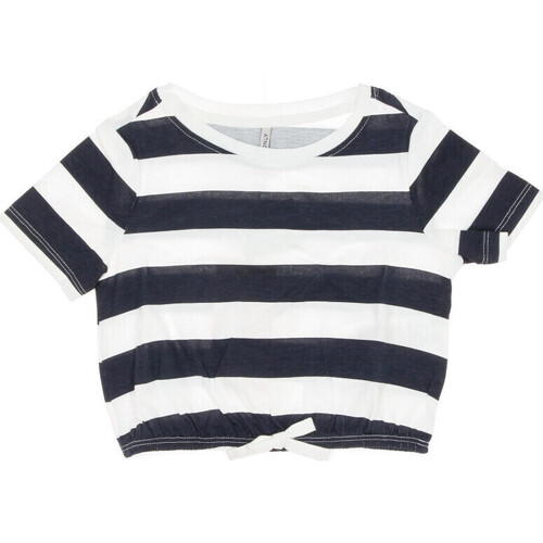Vêtements Enfant t-shirt with side panels in khaki Kids Only 15259031 Blanc