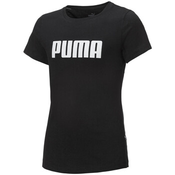 Vêtements Fille T-shirts manches courtes Casaco Puma 854972-06 Noir