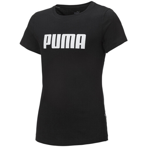Vêtements Fille T-shirts manches courtes Puma 366487-12 854972-06 Noir