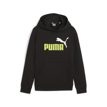 Vêtements Garçon Sweats Puma ESS+ 2 COL BIG LOGO HOODIE FL B Noir