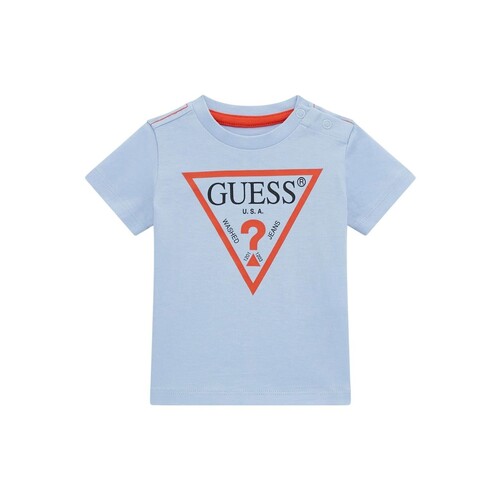 Vêtements Garçon T-shirts manches courtes Guess Crossbody L73I55 Bleu