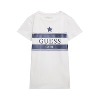 Vêtements Fille T-shirts manches courtes Guess J4RI15 Blanc