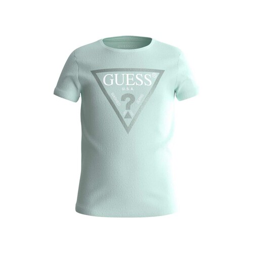 Vêtements Fille T-shirts manches courtes Guess LGC SHIRT CORE Bleu