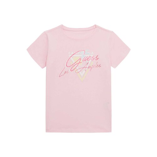 VêZaino Fille T-shirts manches courtes Guess SS SHIRT Rose