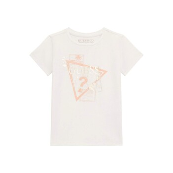 Vêtements Fille T-shirts manches courtes Noelle Guess SS SHIRT Blanc
