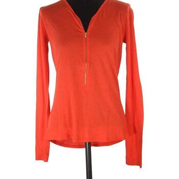 Vêtements Femme Débardeurs / T-shirts sans manche The Kooples Top en coton Orange