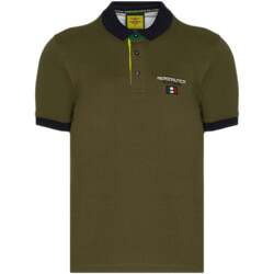 Vêtements men T-shirts & Polos Aeronautica Militare  Vert