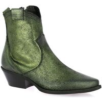 Chaussures Femme Boots Metisse Boots cuir laminé Vert