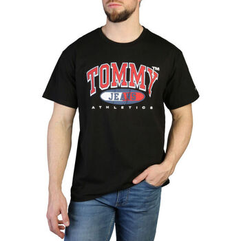 Vêtements Homme T-shirts manches courtes Tommy Hilfiger - dm0dm16407 Noir