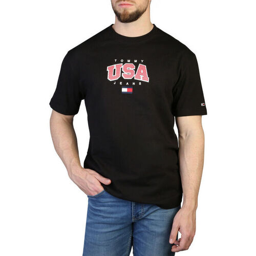 Vêtements Homme T-shirts manches courtes Tommy Hilfiger - dm0dm16406 Noir