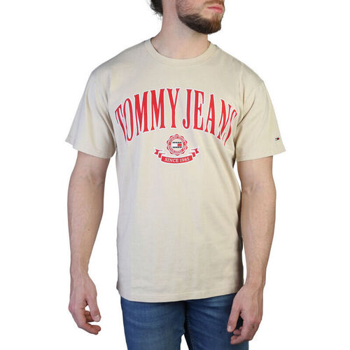 Vêtements Homme T-shirts manches courtes Tommy satchel Hilfiger - dm0dm16400 Marron