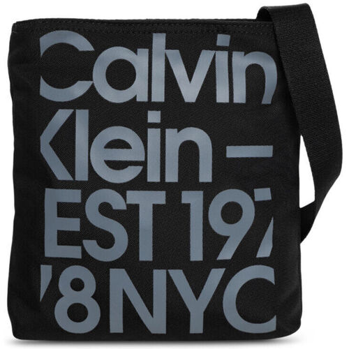 Sacs Homme Calvin Klein lace-trimmed loose-fit shirt - k50k510378 Noir
