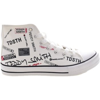 Chaussures Baskets montantes Teddy Smith 71654 Blanc