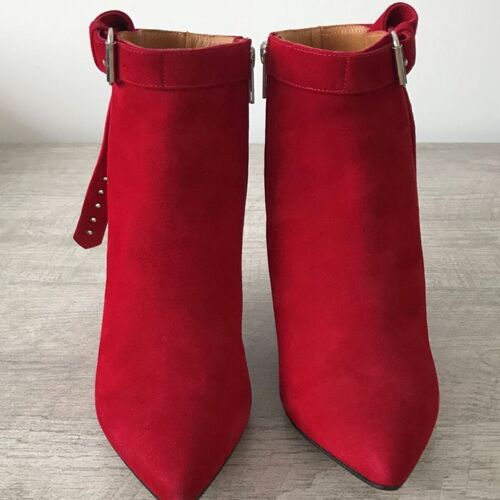 Chaussures Femme Bottines Iro Bottines marque Iro en cuir Rouge
