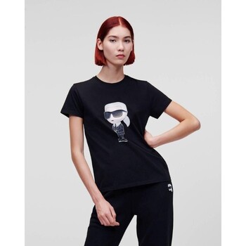 Vêtements Femme T-shirts & Polos Karl Lagerfeld 230W1700 Noir