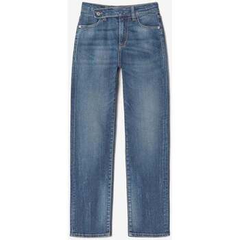 Vêtements Fille Jeans Recevez une réduction de Basic 400/14 mom taille haute 7/8ème jeans bleu Bleu