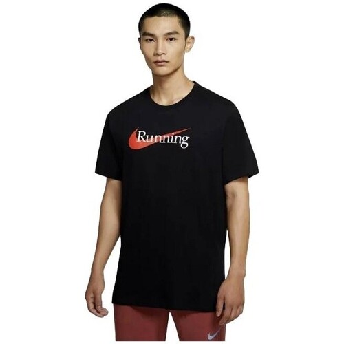 Vêtements Homme T-shirts manches courtes Nike CAMISETA HOMBRE  DRI-IT CW0945 Noir
