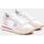 Chaussures Femme Baskets mode Philippe Model TKLD WP02 - TROPEZ JAUTE-BLANC ROSE Blanc