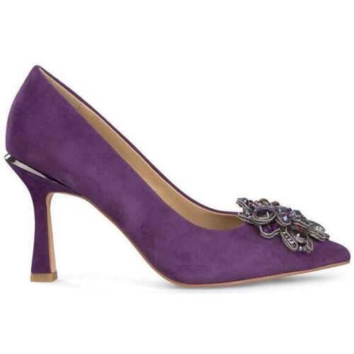 Chaussures Femme Escarpins Surélevé : 9cm et plus I23147 Violet