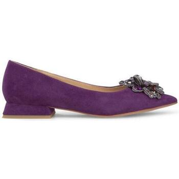 Chaussures Femme Ballerines / babies Moyen : 3 à 5cm I23111 Violet