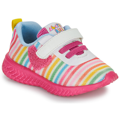 Chaussures Fille Baskets basses amp Prada Sneakers mit Kontrastsohlea amp Prada DEPORTIVO CORAZON Rose / Multicolore