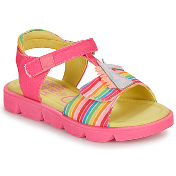 Chaussures Fille Sandales et Nu-pieds Agatha Ruiz de la Prada SANDALIA UNICORNIO Rose / Multicolore