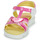 Chaussures Fille Sandales et Nu-pieds Agatha Ruiz de la Prada SANDALIA CORAZON Rose / Blanc