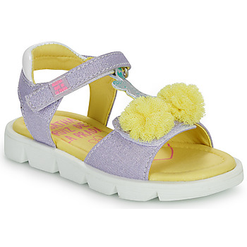Chaussures Fille Sandales et Nu-pieds Agatha Ruiz de la Prada SANDALIA CEREZAS Violet / Jaune