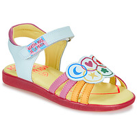 Chaussures Fille prada allacciate tronchetti neon sneakers Agatha Ruiz de la Prada SANDALIA OLIMPIADAS Blanc / Multicolore