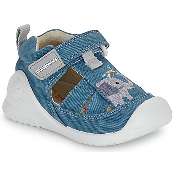 Chaussures Enfant Sandales et Nu-pieds Biomecanics SANDALIA ELEFANTE Bleu / Blanc