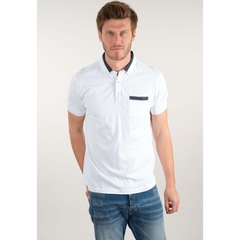 Vêtements Homme T-shirts & Polos Deeluxe Polo FAST Blanc