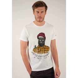 Vêtements Homme Voir toutes les ventes privées Deeluxe T-Shirt TELLSON Blanc