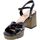 Chaussures Femme zipped flat knee-length boots Toni neutri Exé Shoes 142913 Noir