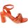 Chaussures Femme se mesure à lendroit le plus fort au dessous de la taille, au niveau des fesses 246967 Orange