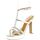 Chaussures Femme Sandales et Nu-pieds Lorenzo Mari 140965 Argenté