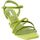Chaussures Femme Sandales et Nu-pieds Jeannot 142407 Vert